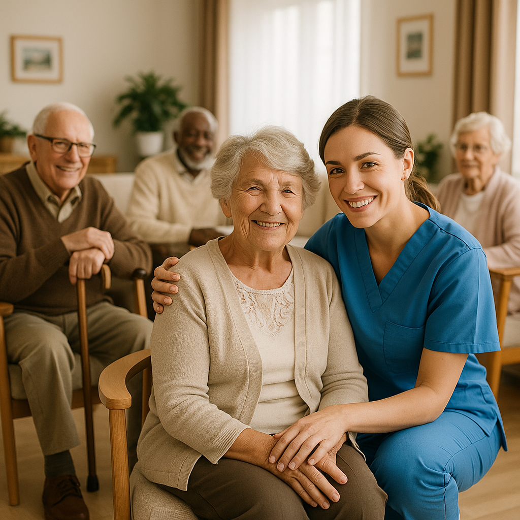 Our nursing home facility demonstrating our core values